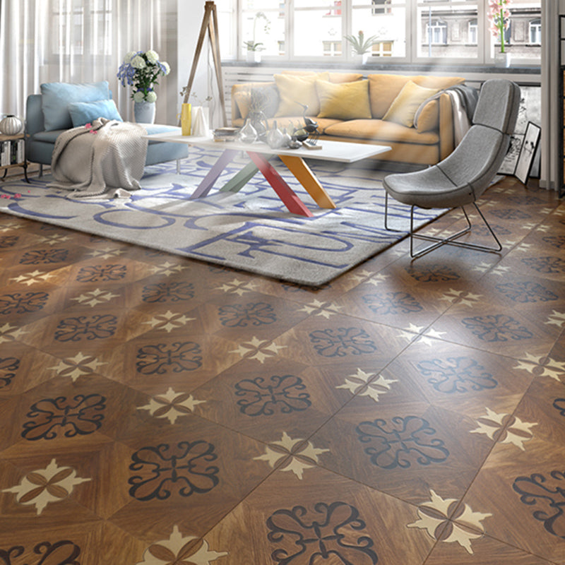 Vintage Laminate Flooring Wooden Indoor Wooden Living Room Laminate Floor Brown Grey Clearhalo 'Flooring 'Home Improvement' 'home_improvement' 'home_improvement_laminate_flooring' 'Laminate Flooring' 'laminate_flooring' Walls and Ceiling' 6773122