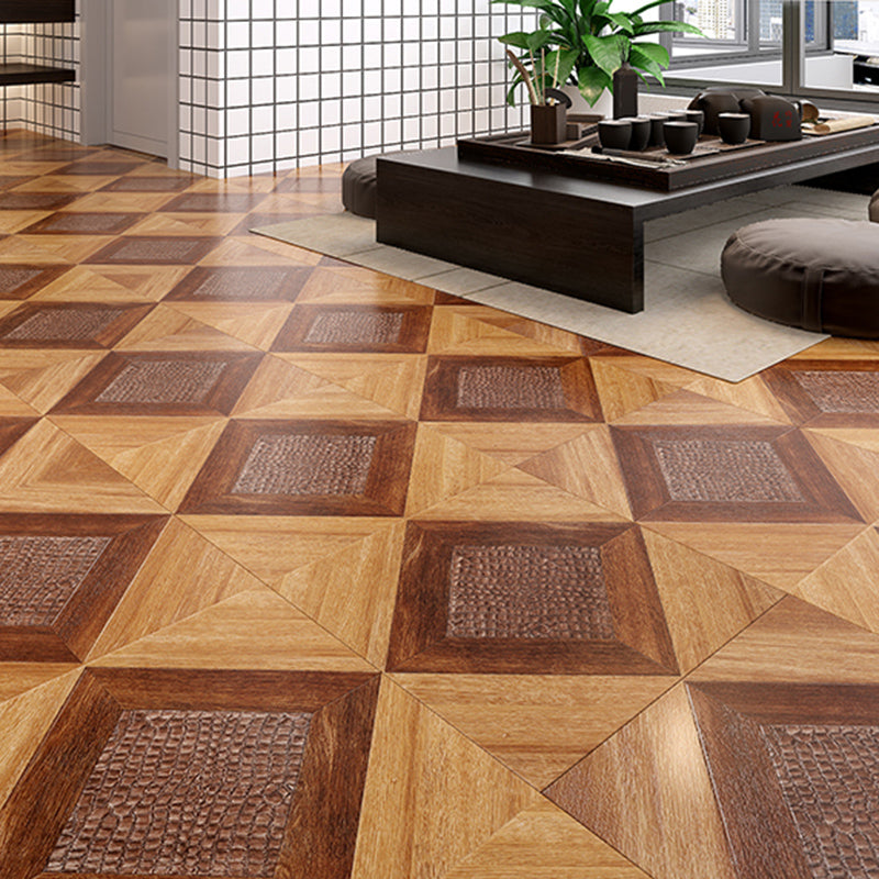 Vintage Laminate Flooring Wooden Indoor Wooden Living Room Laminate Floor Brown Black Clearhalo 'Flooring 'Home Improvement' 'home_improvement' 'home_improvement_laminate_flooring' 'Laminate Flooring' 'laminate_flooring' Walls and Ceiling' 6773131