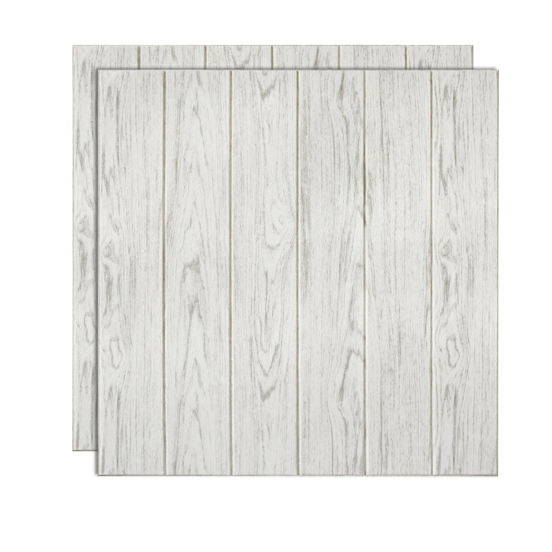 Pvc Paneling Smooth Wall Interior Living Room Plank Set of 2 White 0.98" 2-Piece Set Clearhalo 'Flooring 'Home Improvement' 'home_improvement' 'home_improvement_wall_paneling' 'Wall Paneling' 'wall_paneling' 'Walls & Ceilings' Walls and Ceiling' 6773728