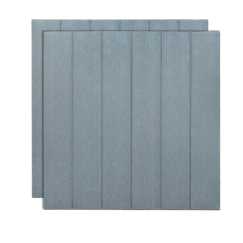 Pvc Paneling Smooth Wall Interior Living Room Plank Set of 2 Silver Gray 0.98" 2-Piece Set Clearhalo 'Flooring 'Home Improvement' 'home_improvement' 'home_improvement_wall_paneling' 'Wall Paneling' 'wall_paneling' 'Walls & Ceilings' Walls and Ceiling' 6773731