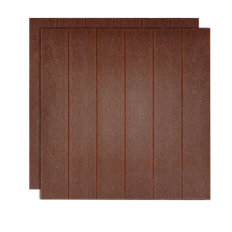 Pvc Paneling Smooth Wall Interior Living Room Plank Set of 2 Brown 2-Piece Set Clearhalo 'Flooring 'Home Improvement' 'home_improvement' 'home_improvement_wall_paneling' 'Wall Paneling' 'wall_paneling' 'Walls & Ceilings' Walls and Ceiling' 6773746