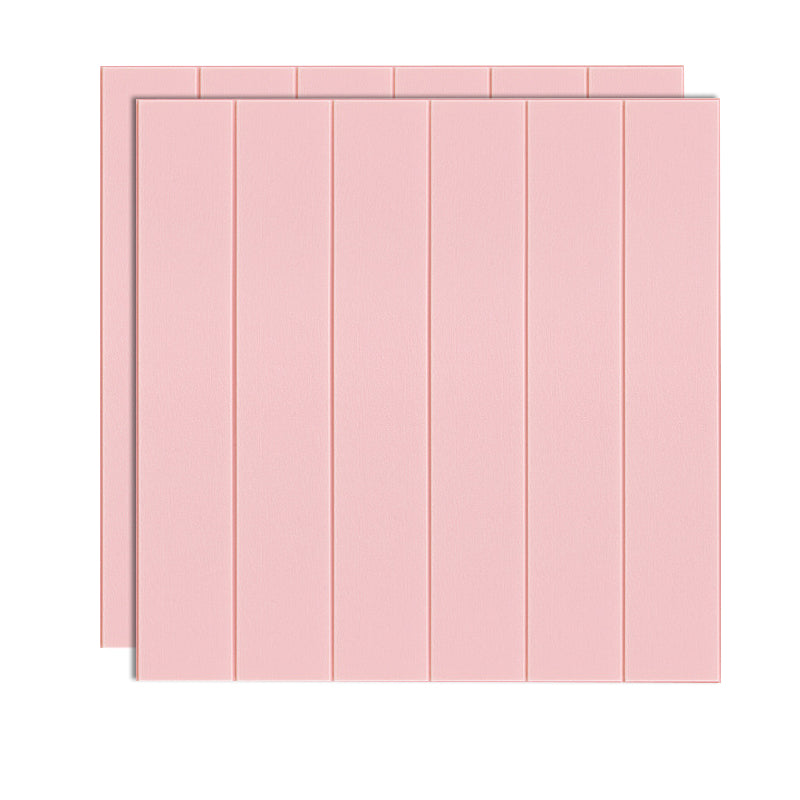 Pvc Paneling Smooth Wall Interior Living Room Plank Set of 2 Light Pink 2-Piece Set Clearhalo 'Flooring 'Home Improvement' 'home_improvement' 'home_improvement_wall_paneling' 'Wall Paneling' 'wall_paneling' 'Walls & Ceilings' Walls and Ceiling' 6773748
