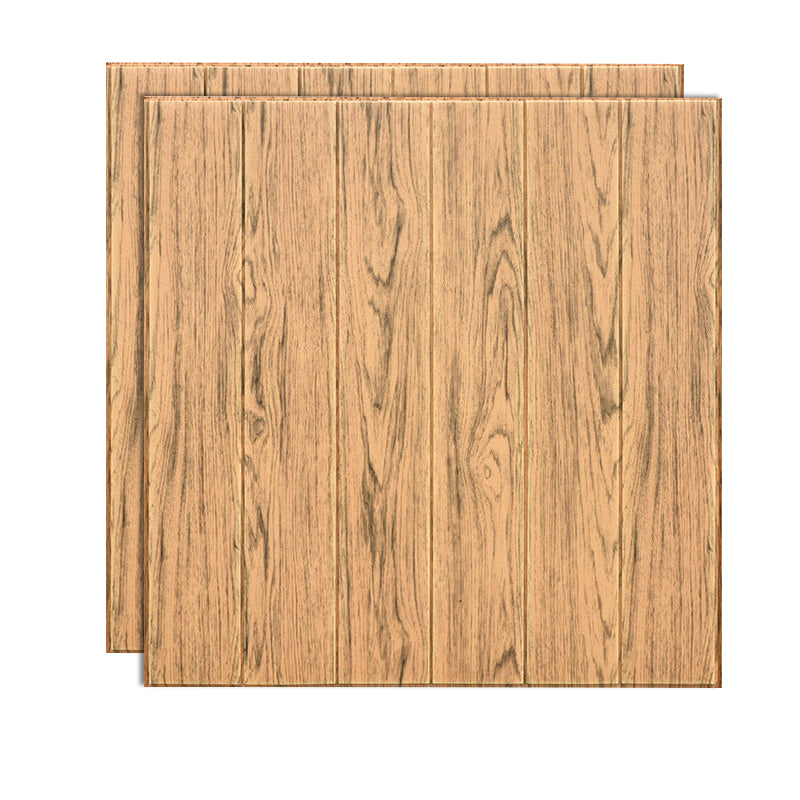 Pvc Paneling Smooth Wall Interior Living Room Plank Set of 2 Light Brown 2-Piece Set Clearhalo 'Flooring 'Home Improvement' 'home_improvement' 'home_improvement_wall_paneling' 'Wall Paneling' 'wall_paneling' 'Walls & Ceilings' Walls and Ceiling' 6773749