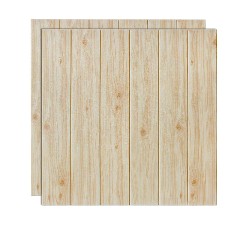 Pvc Paneling Smooth Wall Interior Living Room Plank Set of 2 Light Beige 0.98" 2-Piece Set Clearhalo 'Flooring 'Home Improvement' 'home_improvement' 'home_improvement_wall_paneling' 'Wall Paneling' 'wall_paneling' 'Walls & Ceilings' Walls and Ceiling' 6773752