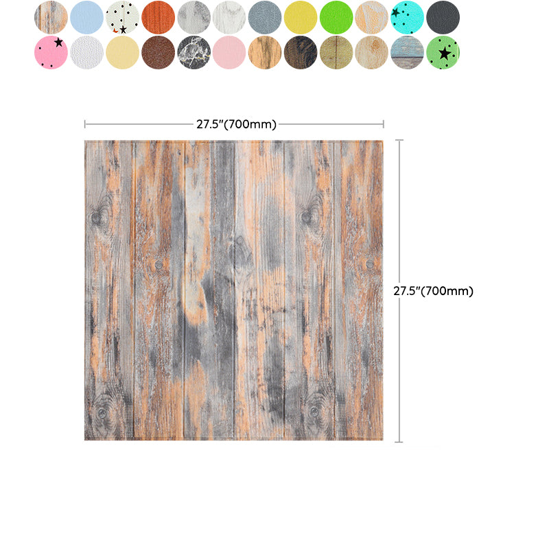 Pvc Paneling Smooth Wall Interior Living Room Plank Set of 2 Clearhalo 'Flooring 'Home Improvement' 'home_improvement' 'home_improvement_wall_paneling' 'Wall Paneling' 'wall_paneling' 'Walls & Ceilings' Walls and Ceiling' 6773755