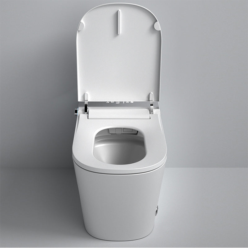 Modern Ceramic Floor Mount Urine Toilet Concealed Tank Toilet Bowl with Toilet Seat Foot Flush 16" Clearhalo 'Bathroom Remodel & Bathroom Fixtures' 'Home Improvement' 'home_improvement' 'home_improvement_toilets' 'Toilets & Bidets' 'Toilets' 6774363