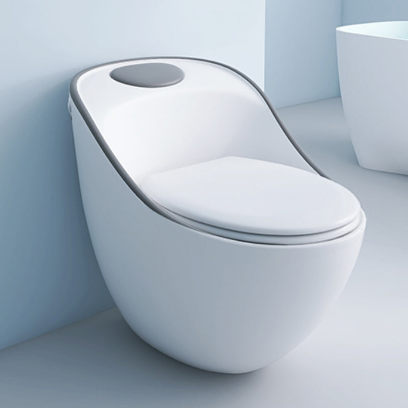 Modern Floor Mount Urine Toilet Concealed Tank Ceramic Toilet Bowl with Toilet Seat Clearhalo 'Bathroom Remodel & Bathroom Fixtures' 'Home Improvement' 'home_improvement' 'home_improvement_toilets' 'Toilets & Bidets' 'Toilets' 6778694