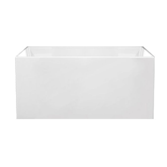 Rectangular Soaking Acrylic Bathtub Antique Finish Back to Wall Bath Clearhalo 'Bathroom Remodel & Bathroom Fixtures' 'Bathtubs' 'Home Improvement' 'home_improvement' 'home_improvement_bathtubs' 'Showers & Bathtubs' 6782300