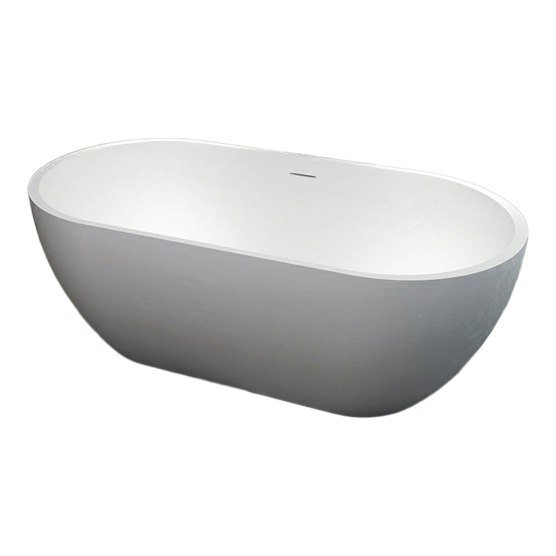 Stone Soaking Oval Bathtub Antique Finish Freestanding Bath Tub Clearhalo 'Bathroom Remodel & Bathroom Fixtures' 'Bathtubs' 'Home Improvement' 'home_improvement' 'home_improvement_bathtubs' 'Showers & Bathtubs' 6782448