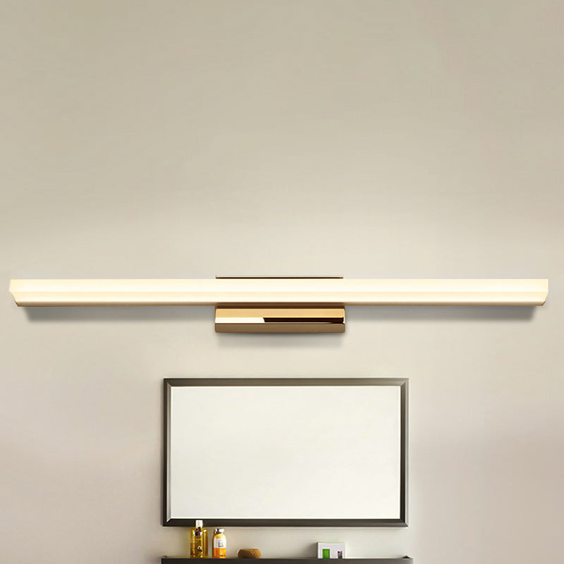 Ultra-Thin Vanity Lamp Nordic Acrylic 16"/20" Dia LED Indoor Sconce Light Fixture in Silver, Warm/White Light Silver Warm Clearhalo 'Cast Iron' 'Glass' 'Industrial' 'Modern wall lights' 'Modern' 'Tiffany' 'Traditional wall lights' 'Vanity Lights' 'Wall Lights' Lighting' 678514