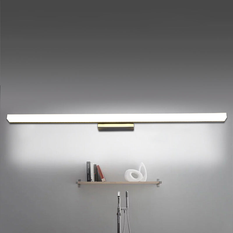Ultra-Thin Vanity Lamp Nordic Acrylic 16"/20" Dia LED Indoor Sconce Light Fixture in Silver, Warm/White Light Silver White Clearhalo 'Cast Iron' 'Glass' 'Industrial' 'Modern wall lights' 'Modern' 'Tiffany' 'Traditional wall lights' 'Vanity Lights' 'Wall Lights' Lighting' 678515