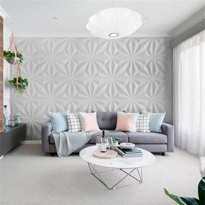 Wall Paneling Foam Peel and Stick 3D Embossed Waterproof Wall Ceiling White 120-Piece Set Clearhalo 'Flooring 'Home Improvement' 'home_improvement' 'home_improvement_wall_paneling' 'Wall Paneling' 'wall_paneling' 'Walls & Ceilings' Walls and Ceiling' 6785577
