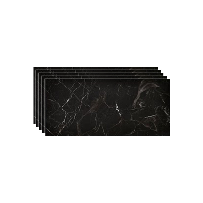 Rectangular Peel and Stick Wall Tile Peel and Stick Wallpaper Black Clearhalo 'Flooring 'Home Improvement' 'home_improvement' 'home_improvement_peel_stick_blacksplash' 'Peel & Stick Backsplash Tile' 'peel_stick_blacksplash' 'Walls & Ceilings' Walls and Ceiling' 6785876