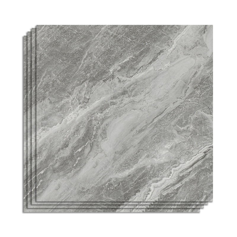 Modern Style Floor Tile Straight Edge Rectangle Stone Appearance Floor Tile Light Gray 16"L x 16"W x 0.4"H Clearhalo 'Floor Tiles & Wall Tiles' 'floor_tiles_wall_tiles' 'Flooring 'Home Improvement' 'home_improvement' 'home_improvement_floor_tiles_wall_tiles' Walls and Ceiling' 6786041