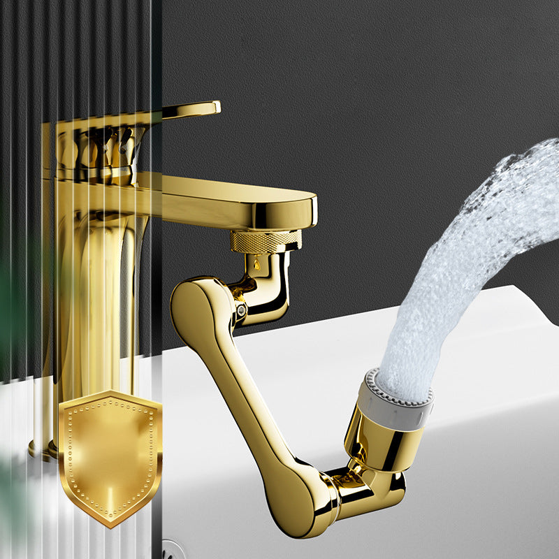 Glam Bathroom Vessel Faucet Brass Faucet Basin Lavatory Faucet Clearhalo 'Bathroom Remodel & Bathroom Fixtures' 'Bathroom Sink Faucets' 'Bathroom Sinks & Faucet Components' 'bathroom_sink_faucets' 'Home Improvement' 'home_improvement' 'home_improvement_bathroom_sink_faucets' 6786470
