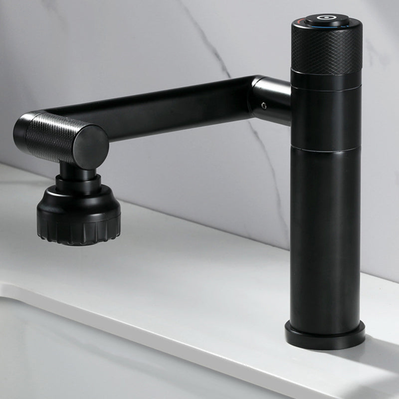 Modern Vessel Faucet Stainless Steel Single Handle Bendable Vessel Faucet Clearhalo 'Accueil' 'Amélioration Domiciliaire' 'bathroom_sink_faucets' 'Ensembles de Lavabo & de Robinet de Toilette' 'home_improvement' 'home_improvement_bathroom_sink_faucets' 'Robinet de Lavabo de Salle de Bain' 'Rénovation et Équipement de Salle de Bain' 6786509