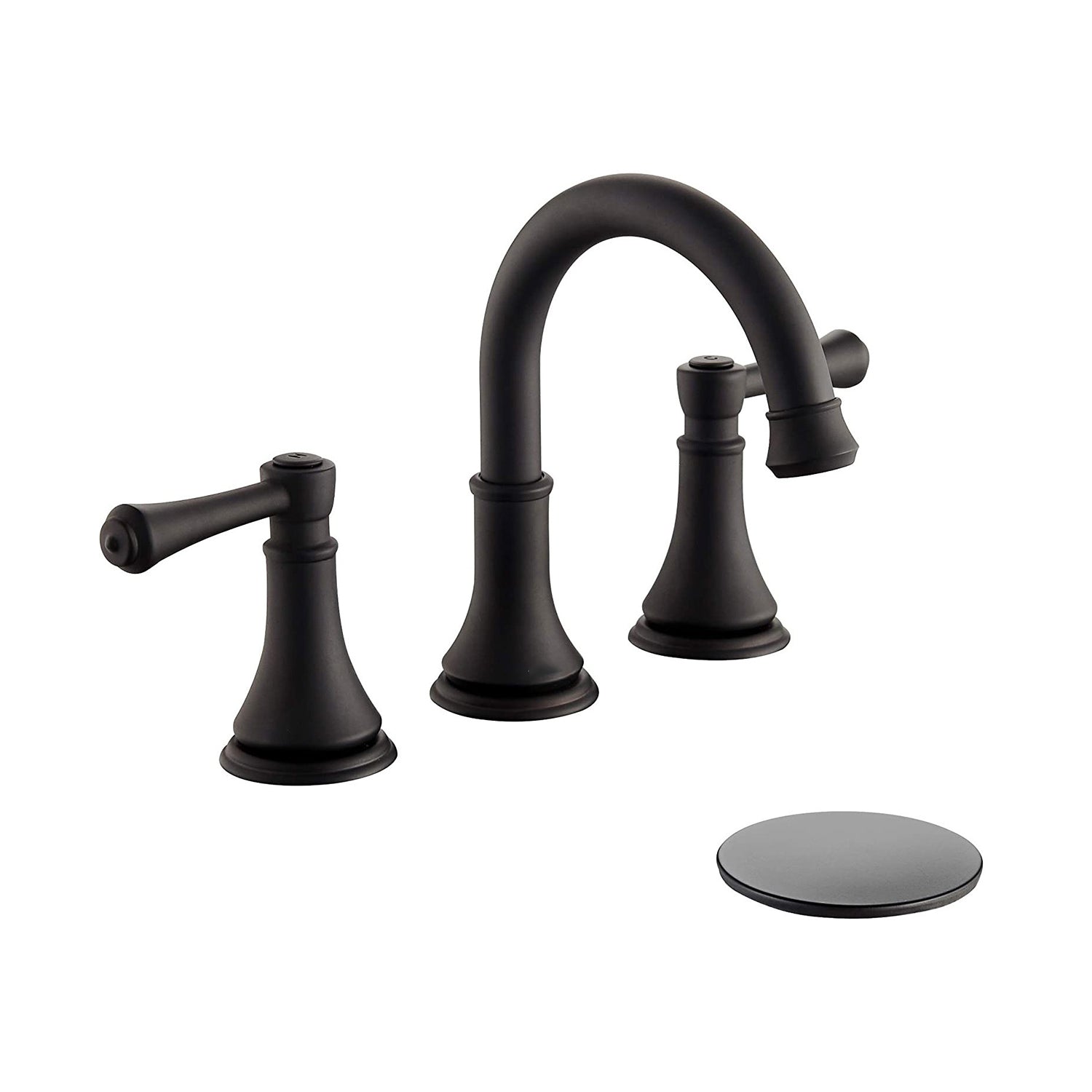 Modern Sink Faucet Widespread Faucet with 2 Handles and 3 Holes Clearhalo 'Bathroom Remodel & Bathroom Fixtures' 'Bathroom Sink Faucets' 'Bathroom Sinks & Faucet Components' 'bathroom_sink_faucets' 'Home Improvement' 'home_improvement' 'home_improvement_bathroom_sink_faucets' 6786554