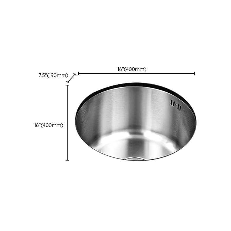 Contemporary Kitchen Sink Stainless Steel Single Bowl Kitchen Sink Clearhalo 'Home Improvement' 'home_improvement' 'home_improvement_kitchen_sinks' 'Kitchen Remodel & Kitchen Fixtures' 'Kitchen Sinks & Faucet Components' 'Kitchen Sinks' 'kitchen_sinks' 6786792