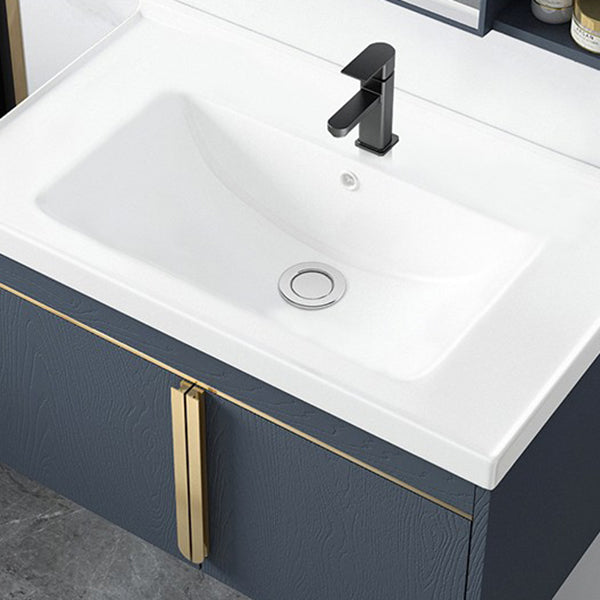 Contemporary Wall Mount Bath Vanity Mirror Cabinet Vanity Cabinet with Storage Shelving Clearhalo 'Bathroom Remodel & Bathroom Fixtures' 'Bathroom Vanities' 'bathroom_vanities' 'Home Improvement' 'home_improvement' 'home_improvement_bathroom_vanities' 6787071