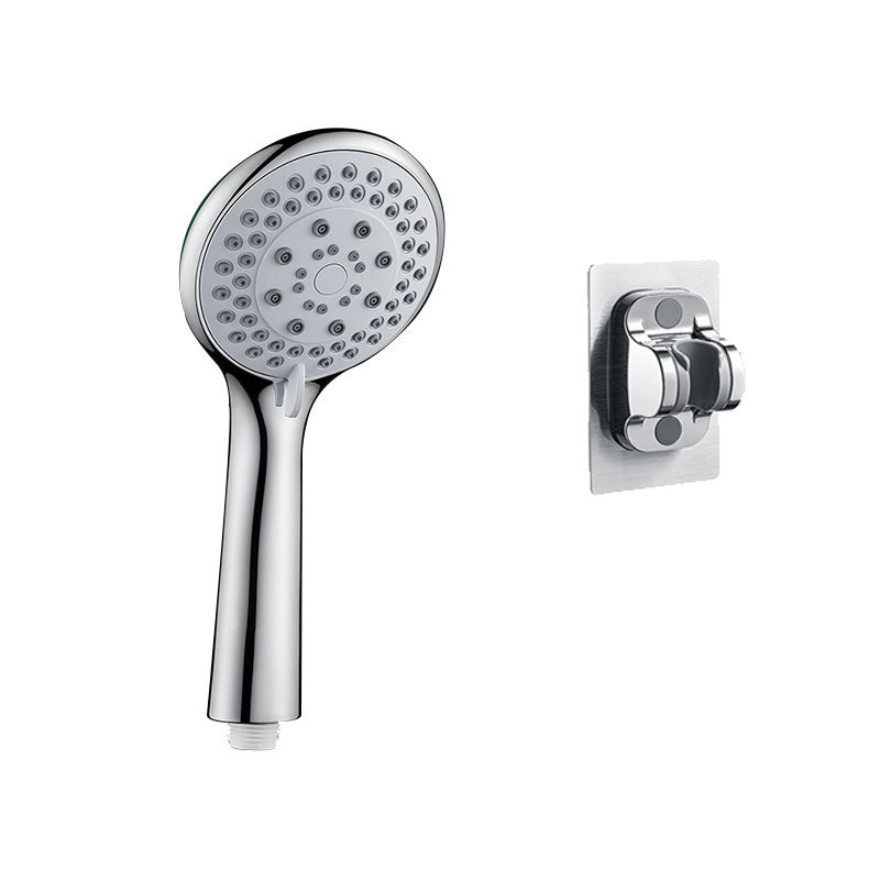 Modern Handheld Shower Head Self-Cleaning Wall-Mount Shower Head Shower Head with Wall Pedestal 4 None Clearhalo 'Bathroom Remodel & Bathroom Fixtures' 'Home Improvement' 'home_improvement' 'home_improvement_shower_heads' 'Shower Heads' 'shower_heads' 'Showers & Bathtubs Plumbing' 'Showers & Bathtubs' 6787550