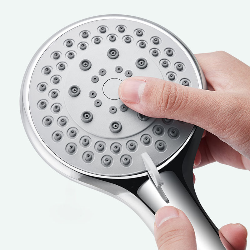 Modern Handheld Shower Head Self-Cleaning Wall-Mount Shower Head Clearhalo 'Bathroom Remodel & Bathroom Fixtures' 'Home Improvement' 'home_improvement' 'home_improvement_shower_heads' 'Shower Heads' 'shower_heads' 'Showers & Bathtubs Plumbing' 'Showers & Bathtubs' 6787552