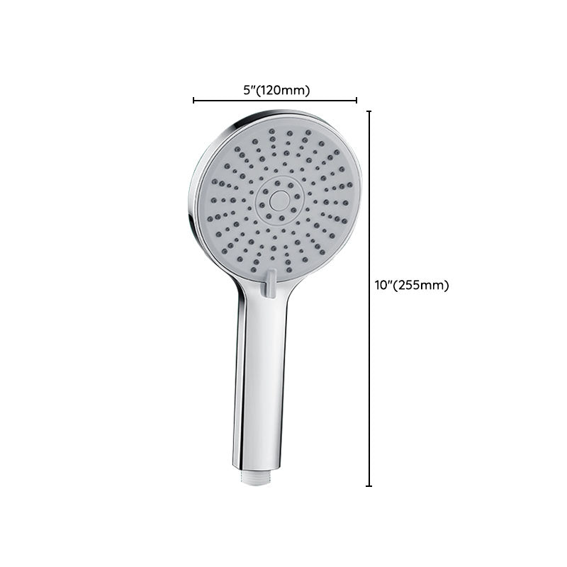 Modern Handheld Shower Head Self-Cleaning Wall-Mount Shower Head Clearhalo 'Bathroom Remodel & Bathroom Fixtures' 'Home Improvement' 'home_improvement' 'home_improvement_shower_heads' 'Shower Heads' 'shower_heads' 'Showers & Bathtubs Plumbing' 'Showers & Bathtubs' 6787564