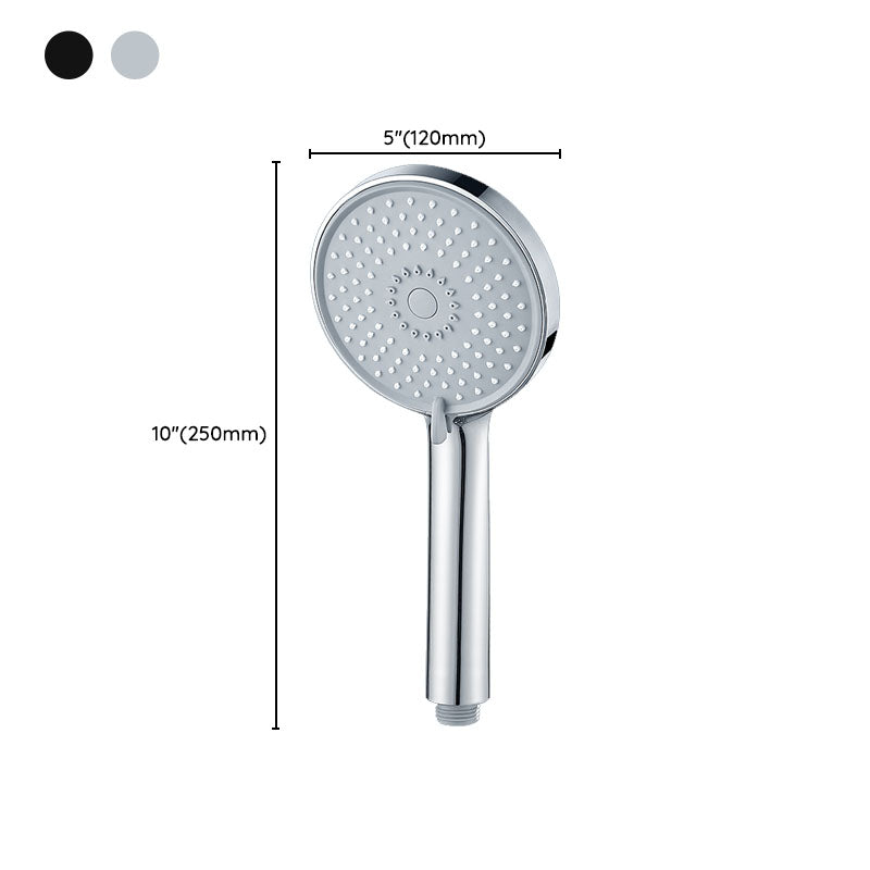 Rain Fall Handheld Shower Head High Flow 3-Spray Patterns Wall-Mount Showerhead Clearhalo 'Bathroom Remodel & Bathroom Fixtures' 'Home Improvement' 'home_improvement' 'home_improvement_shower_heads' 'Shower Heads' 'shower_heads' 'Showers & Bathtubs Plumbing' 'Showers & Bathtubs' 6787648