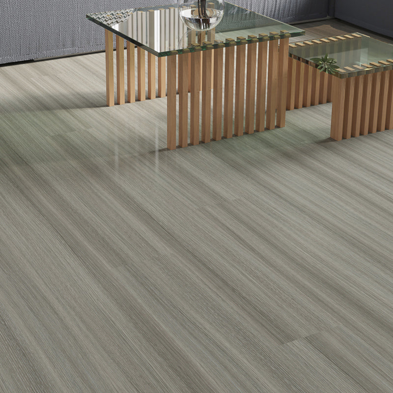 Modern Wood Floor Laminate Textile Waterproof Living Room Laminate Floor Gray Striped Clearhalo 'Flooring 'Home Improvement' 'home_improvement' 'home_improvement_laminate_flooring' 'Laminate Flooring' 'laminate_flooring' Walls and Ceiling' 6787980