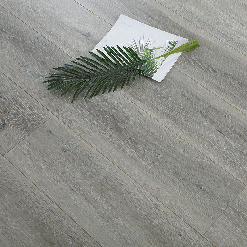 Modern Wood Floor Laminate Textile Waterproof Living Room Laminate Floor Smoke Gray Clearhalo 'Flooring 'Home Improvement' 'home_improvement' 'home_improvement_laminate_flooring' 'Laminate Flooring' 'laminate_flooring' Walls and Ceiling' 6787985