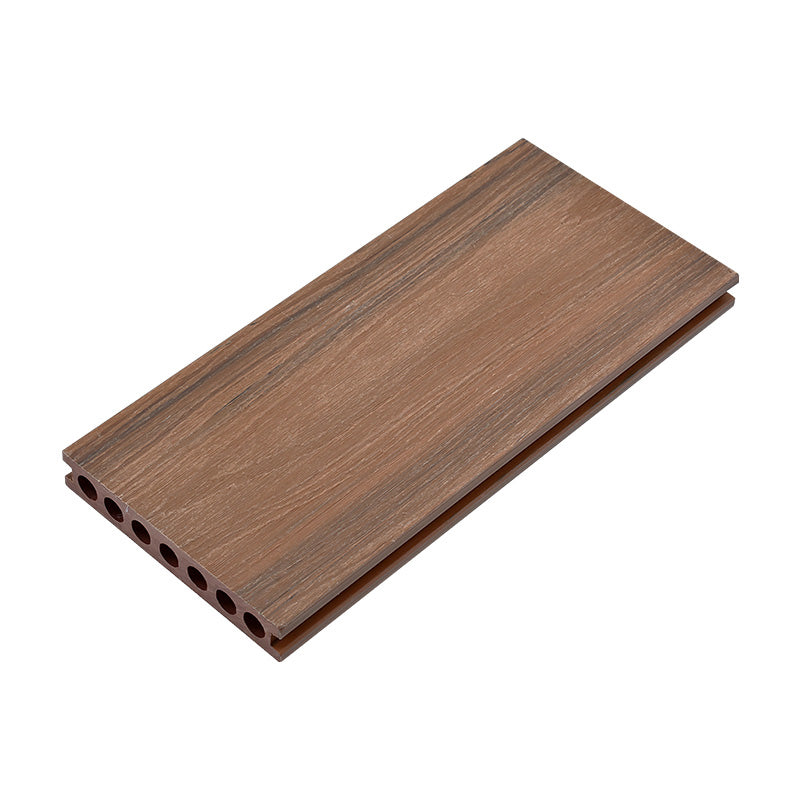 Water Resistant Floor Tile Tradition Wire Brushed Nail Lock Maple Wood for Patio Garden Dark Brown Clearhalo 'Flooring 'Hardwood Flooring' 'hardwood_flooring' 'Home Improvement' 'home_improvement' 'home_improvement_hardwood_flooring' Walls and Ceiling' 6790316