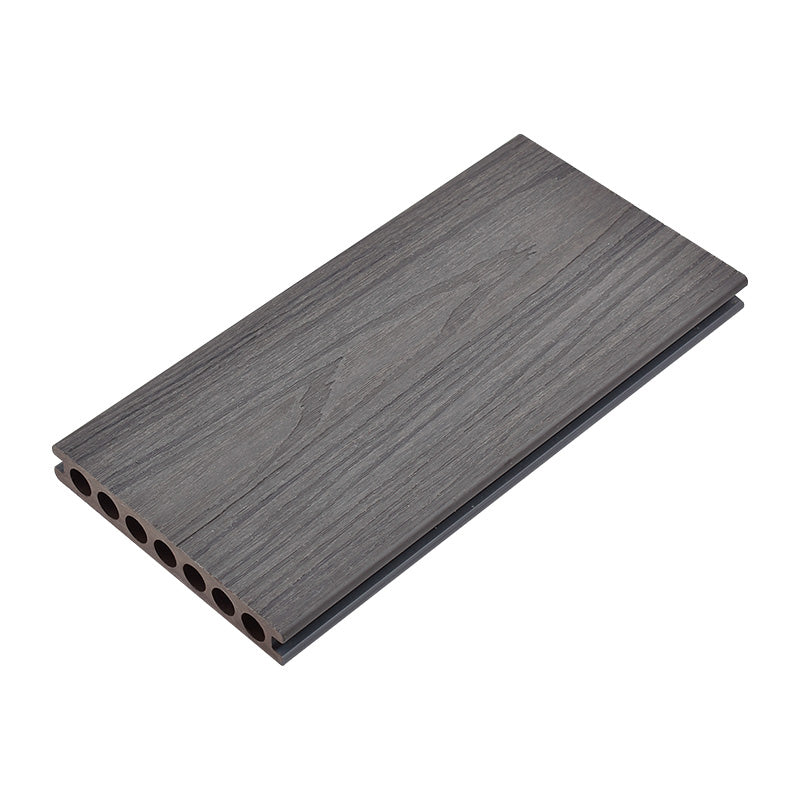 Water Resistant Floor Tile Tradition Wire Brushed Nail Lock Maple Wood for Patio Garden Dark Gray Clearhalo 'Flooring 'Hardwood Flooring' 'hardwood_flooring' 'Home Improvement' 'home_improvement' 'home_improvement_hardwood_flooring' Walls and Ceiling' 6790323