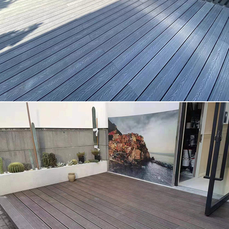 Deck Plank Embossed Snapping Wooden Waterproof Outdoor Floor Board Clearhalo 'Home Improvement' 'home_improvement' 'home_improvement_outdoor_deck_tiles_planks' 'Outdoor Deck Tiles & Planks' 'Outdoor Flooring & Tile' 'Outdoor Remodel' 'outdoor_deck_tiles_planks' 6790344