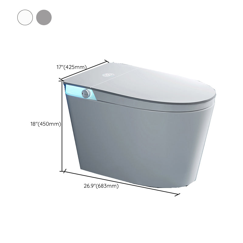 Contemporary Ceramic Siphon Jet Toilet Bowl One Piece Urine Toilet with Seat Clearhalo 'Bathroom Remodel & Bathroom Fixtures' 'Home Improvement' 'home_improvement' 'home_improvement_toilets' 'Toilets & Bidets' 'Toilets' 6792505