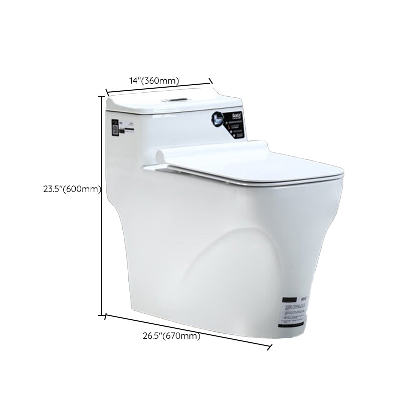 Modern All-In-One Flush Toilet Floor Mount Urine Toilet for Bathroom Clearhalo 'Bathroom Remodel & Bathroom Fixtures' 'Home Improvement' 'home_improvement' 'home_improvement_toilets' 'Toilets & Bidets' 'Toilets' 6792551