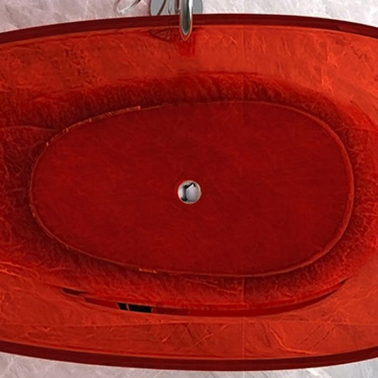 Modern Style Transparent Bathtub Oval Freestanding Bathtub for Bathroom Clearhalo 'Bathroom Remodel & Bathroom Fixtures' 'Bathtubs' 'Home Improvement' 'home_improvement' 'home_improvement_bathtubs' 'Showers & Bathtubs' 6798969