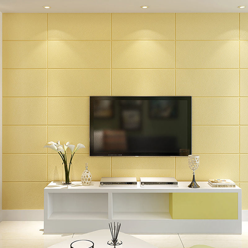 Glam Wall Access Panel Peel and Stick Wall Access Panel for Living Room and Bedroom Beige 0.18"H 10-Piece Set Clearhalo 'Flooring 'Home Improvement' 'home_improvement' 'home_improvement_wall_paneling' 'Wall Paneling' 'wall_paneling' 'Walls & Ceilings' Walls and Ceiling' 6799633