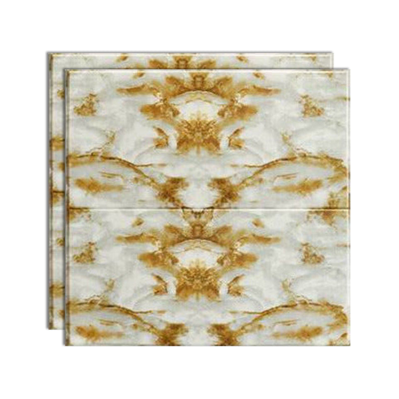 Glam Wall Access Panel Peel and Stick Wall Access Panel for Living Room and Bedroom White-Brown 0.18"H Clearhalo 'Flooring 'Home Improvement' 'home_improvement' 'home_improvement_wall_paneling' 'Wall Paneling' 'wall_paneling' 'Walls & Ceilings' Walls and Ceiling' 6799641
