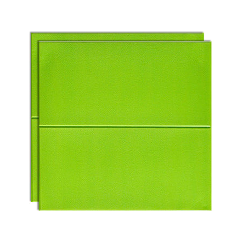 Glam Wall Access Panel Peel and Stick Wall Access Panel for Living Room and Bedroom Green 0.18"H Clearhalo 'Flooring 'Home Improvement' 'home_improvement' 'home_improvement_wall_paneling' 'Wall Paneling' 'wall_paneling' 'Walls & Ceilings' Walls and Ceiling' 6799647