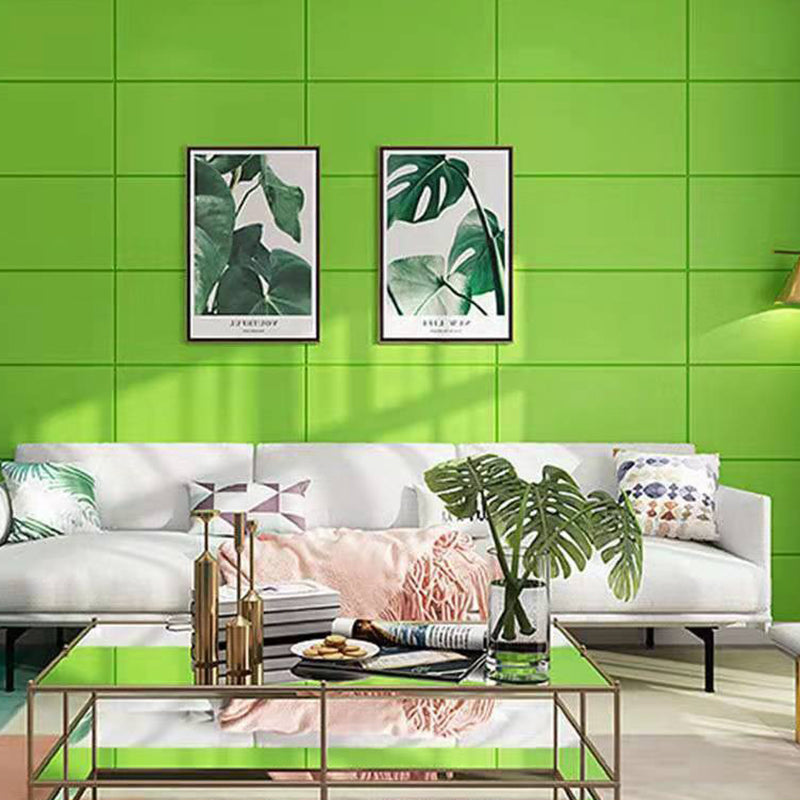 Glam Wall Access Panel Peel and Stick Wall Access Panel for Living Room and Bedroom Green 0.18"H 10-Piece Set Clearhalo 'Flooring 'Home Improvement' 'home_improvement' 'home_improvement_wall_paneling' 'Wall Paneling' 'wall_paneling' 'Walls & Ceilings' Walls and Ceiling' 6799656