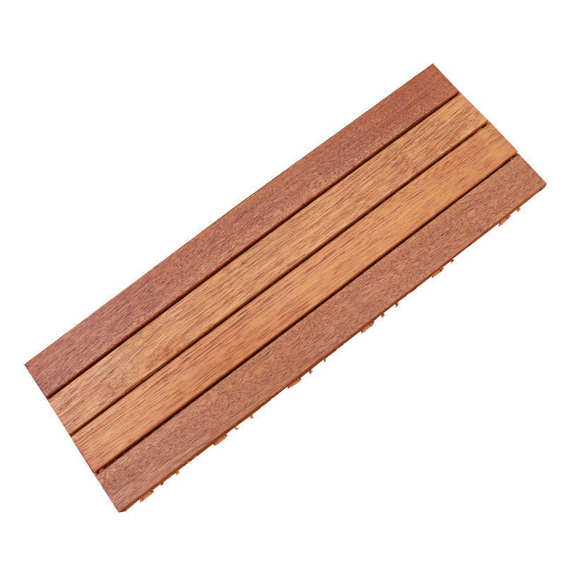 Tradition Teak Floor Tile Water Resistant Click Lock Wooden Floor for Patio Garden Clearhalo 'Flooring 'Hardwood Flooring' 'hardwood_flooring' 'Home Improvement' 'home_improvement' 'home_improvement_hardwood_flooring' Walls and Ceiling' 6799705