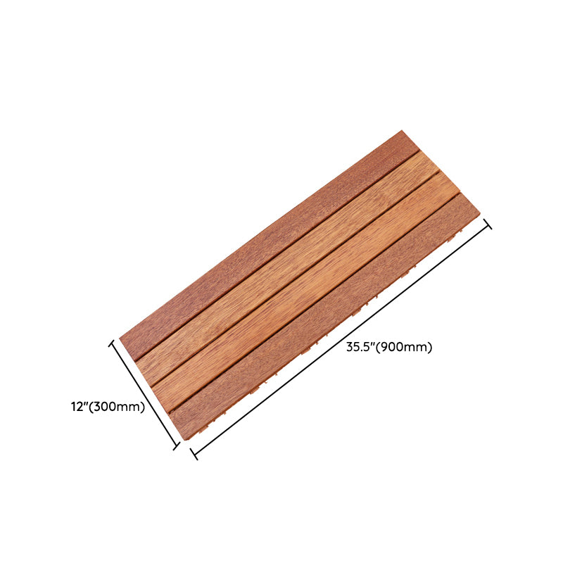 Tradition Teak Floor Tile Water Resistant Click Lock Wooden Floor for Patio Garden Clearhalo 'Flooring 'Hardwood Flooring' 'hardwood_flooring' 'Home Improvement' 'home_improvement' 'home_improvement_hardwood_flooring' Walls and Ceiling' 6799716