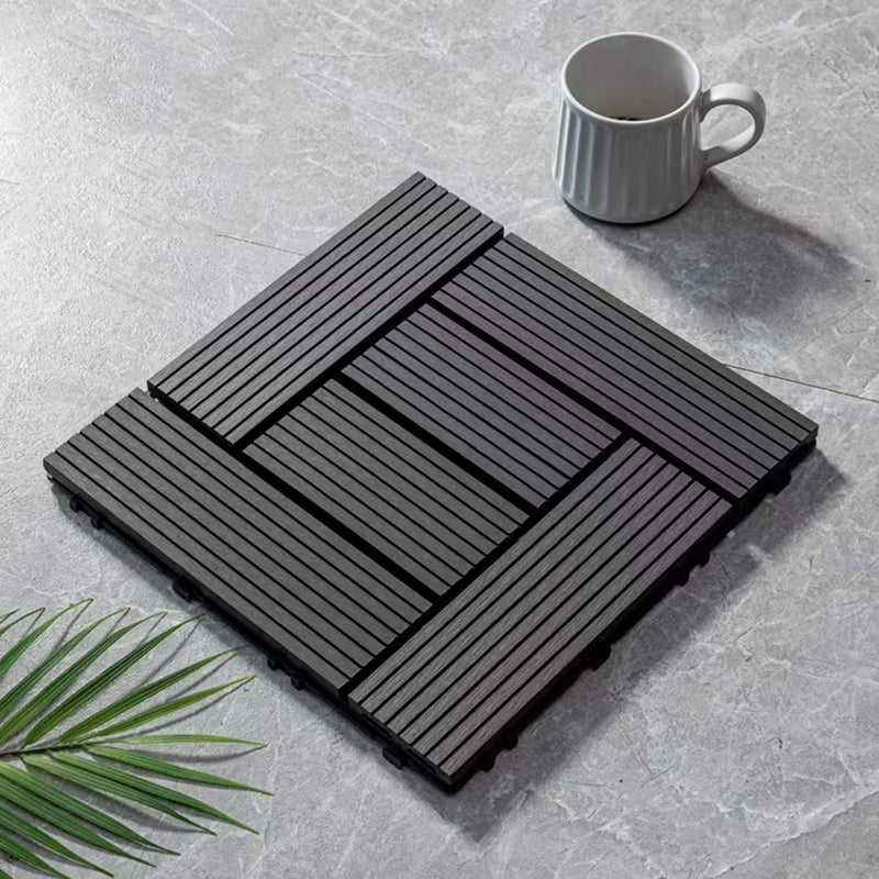 Rectangle Engineered Floor Tile Water Resistant Parquet Wooden Floor for Balcony Chocolate Transformation Clearhalo 'Flooring 'Hardwood Flooring' 'hardwood_flooring' 'Home Improvement' 'home_improvement' 'home_improvement_hardwood_flooring' Walls and Ceiling' 6799731