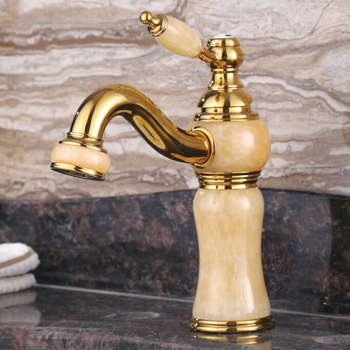 Traditional Centerset Faucet Knob Handle Low Arc Solid Brass Faucet Clearhalo 'Bathroom Remodel & Bathroom Fixtures' 'Bathroom Sink Faucets' 'Bathroom Sinks & Faucet Components' 'bathroom_sink_faucets' 'Home Improvement' 'home_improvement' 'home_improvement_bathroom_sink_faucets' 6799886