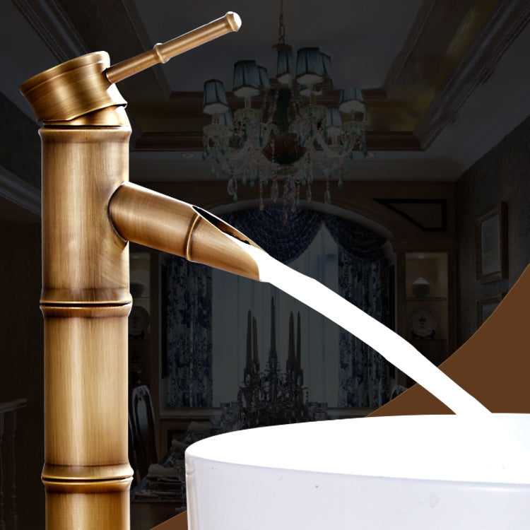 Country Style Vanity Sink Faucet Single Hole Bathroom Faucet Clearhalo 'Bathroom Remodel & Bathroom Fixtures' 'Bathroom Sink Faucets' 'Bathroom Sinks & Faucet Components' 'bathroom_sink_faucets' 'Home Improvement' 'home_improvement' 'home_improvement_bathroom_sink_faucets' 6799912