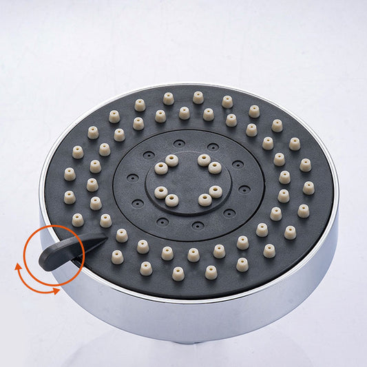 Round Small Top Shower Head Wall-Mount Adjustable Shower Head Clearhalo 'Bathroom Remodel & Bathroom Fixtures' 'Home Improvement' 'home_improvement' 'home_improvement_shower_heads' 'Shower Heads' 'shower_heads' 'Showers & Bathtubs Plumbing' 'Showers & Bathtubs' 6800648