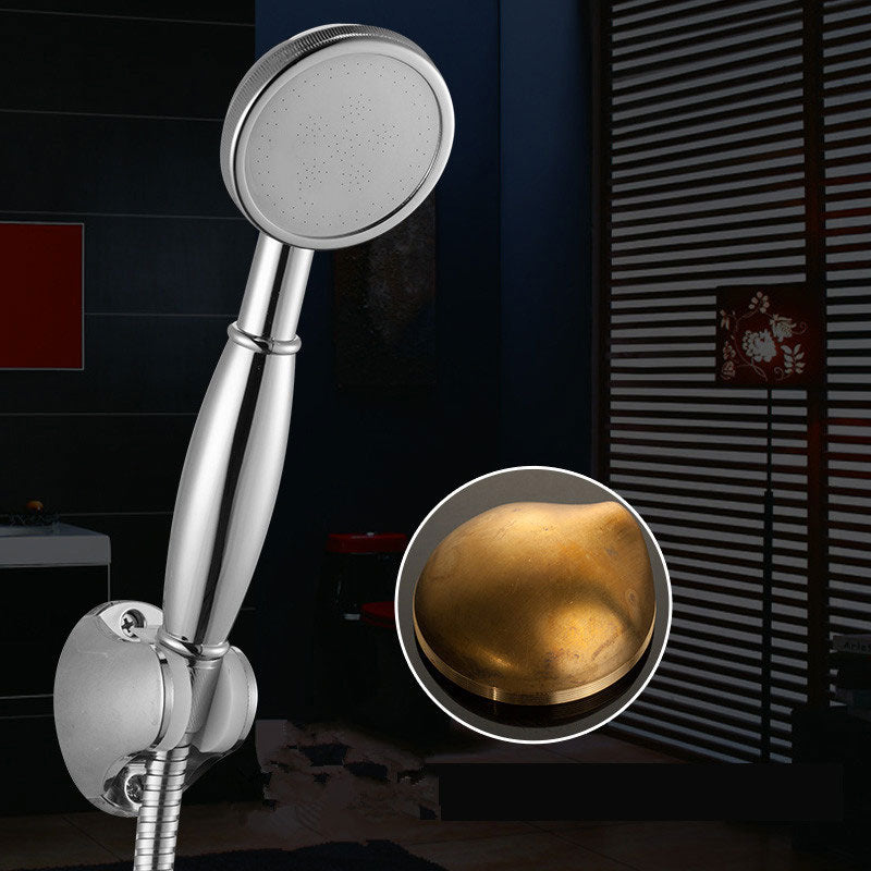 Contemporary Shower Head Metal Handheld Shower Head with Adjustable Water Flow Clearhalo 'Bathroom Remodel & Bathroom Fixtures' 'Home Improvement' 'home_improvement' 'home_improvement_shower_heads' 'Shower Heads' 'shower_heads' 'Showers & Bathtubs Plumbing' 'Showers & Bathtubs' 6800714