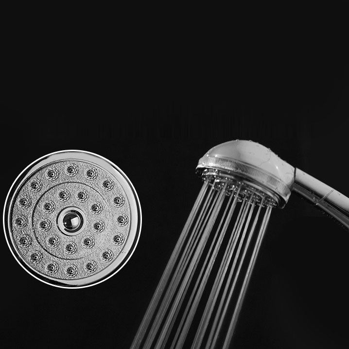 Contemporary Shower Head Metal Handheld Shower Head with Adjustable Water Flow Clearhalo 'Bathroom Remodel & Bathroom Fixtures' 'Home Improvement' 'home_improvement' 'home_improvement_shower_heads' 'Shower Heads' 'shower_heads' 'Showers & Bathtubs Plumbing' 'Showers & Bathtubs' 6800723