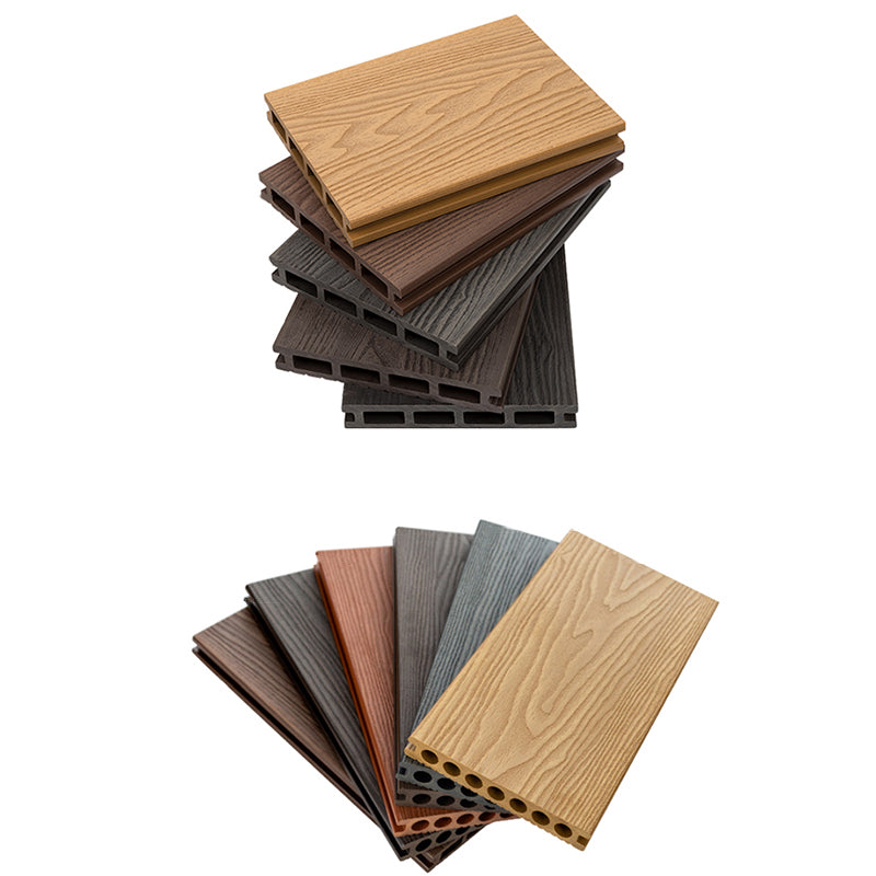 Rectangle Engineered Wooden Floor Water Resistant Floor Tile for Patio Garden Clearhalo 'Flooring 'Hardwood Flooring' 'hardwood_flooring' 'Home Improvement' 'home_improvement' 'home_improvement_hardwood_flooring' Walls and Ceiling' 6802026