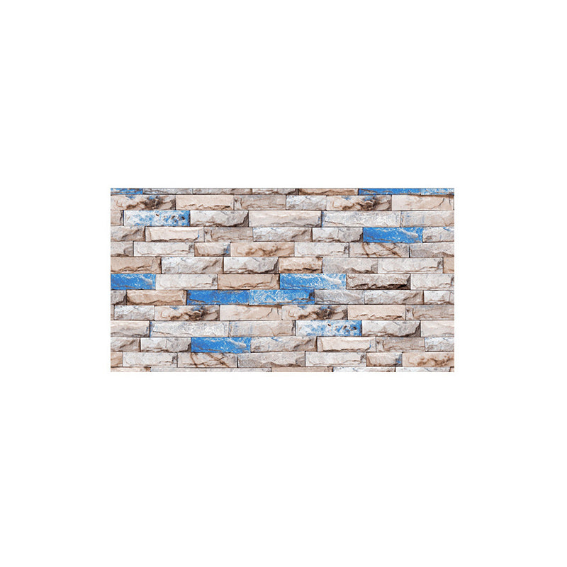 Industrial Wall Plank Brick Print Bathroom and Living Room Wall Panels Blue Clearhalo 'Flooring 'Home Improvement' 'home_improvement' 'home_improvement_wall_paneling' 'Wall Paneling' 'wall_paneling' 'Walls & Ceilings' Walls and Ceiling' 6819081