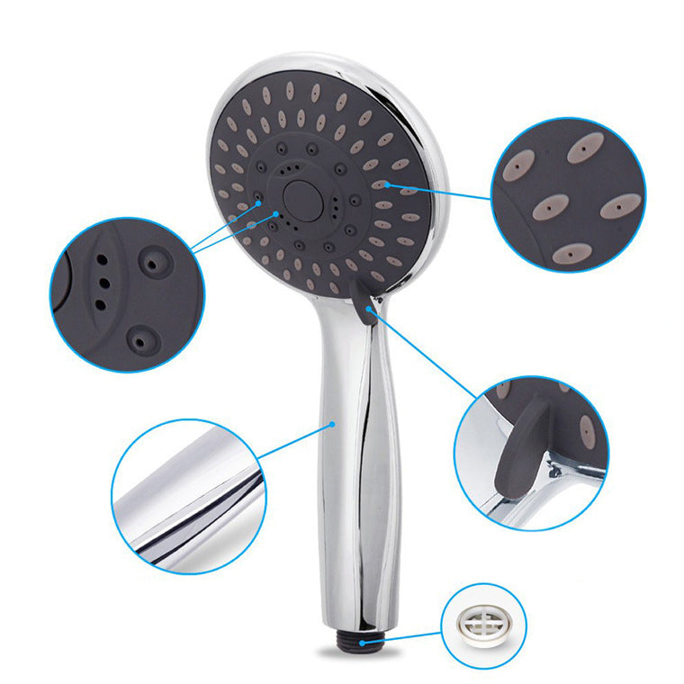 Modern Dual Shower Head Square High Arch Shower Head Combo in Silver Clearhalo 'Bathroom Remodel & Bathroom Fixtures' 'Home Improvement' 'home_improvement' 'home_improvement_shower_heads' 'Shower Heads' 'shower_heads' 'Showers & Bathtubs Plumbing' 'Showers & Bathtubs' 6819629